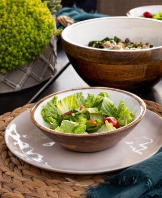 Wood Plus Collection Small Bowls, Set of 4