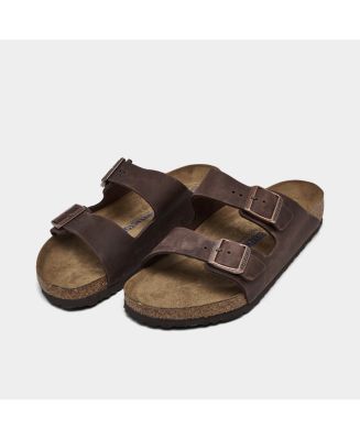 Birkenstock Men's Arizona Essentials Oiled Leather Two-Strap