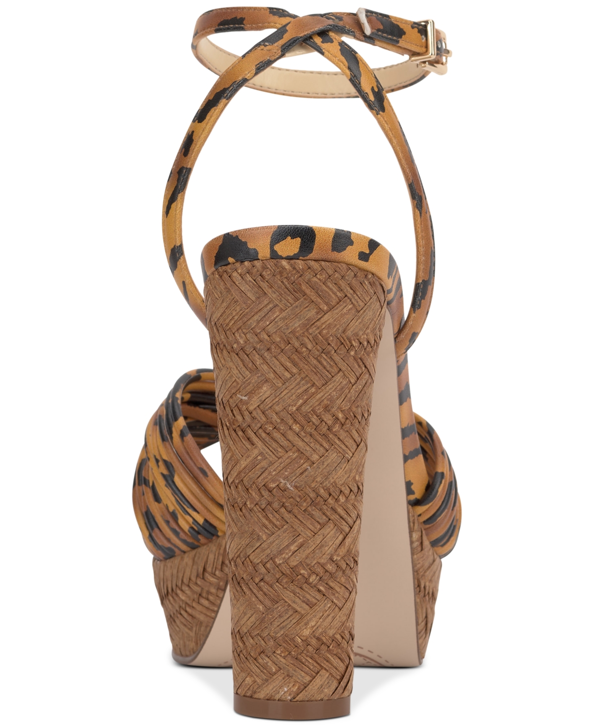 Jessica Simpson Immie Platform Sandal In Natural Leopard