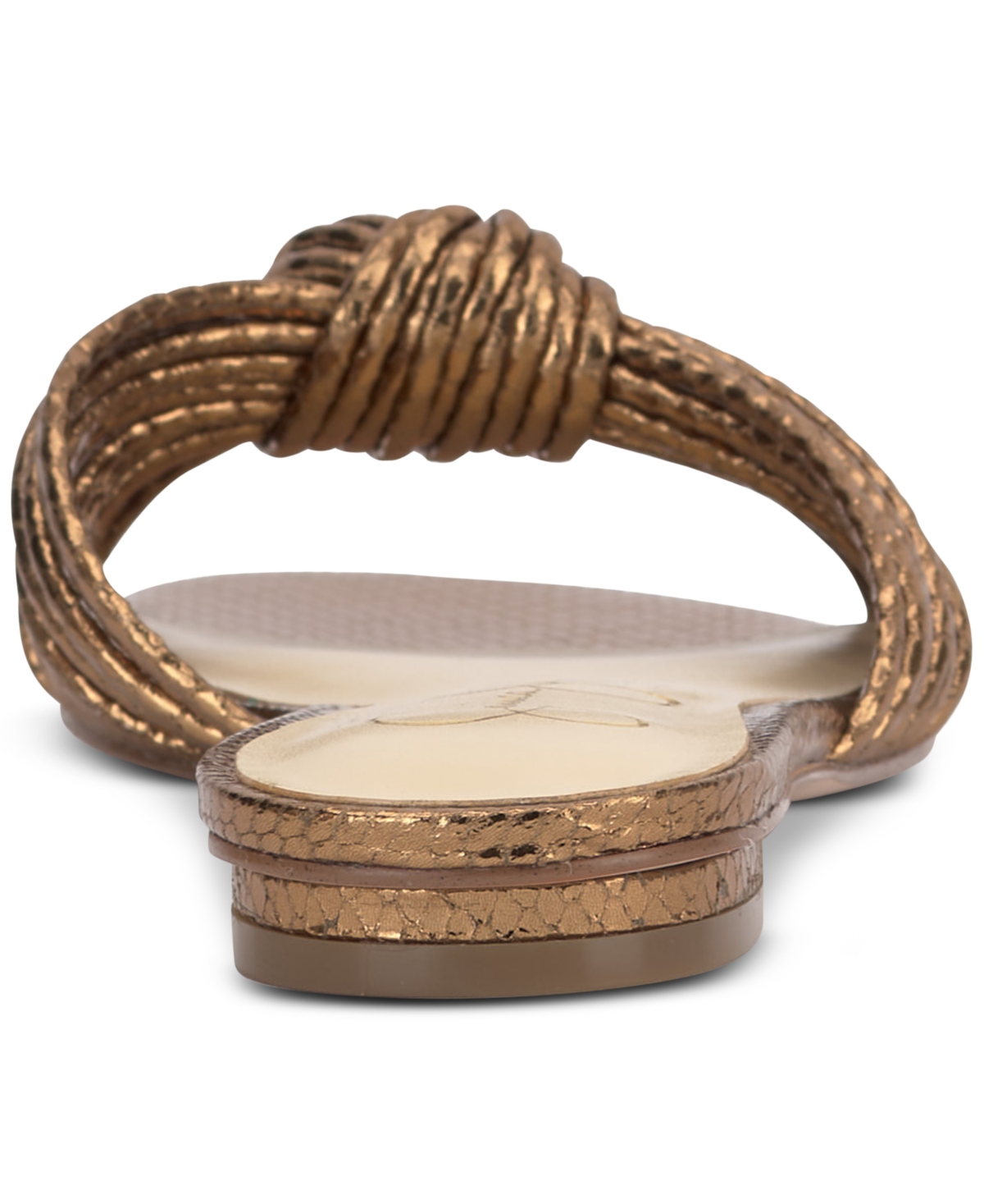 Jessica Simpson Dydra Slide Sandal In Bronze Snake