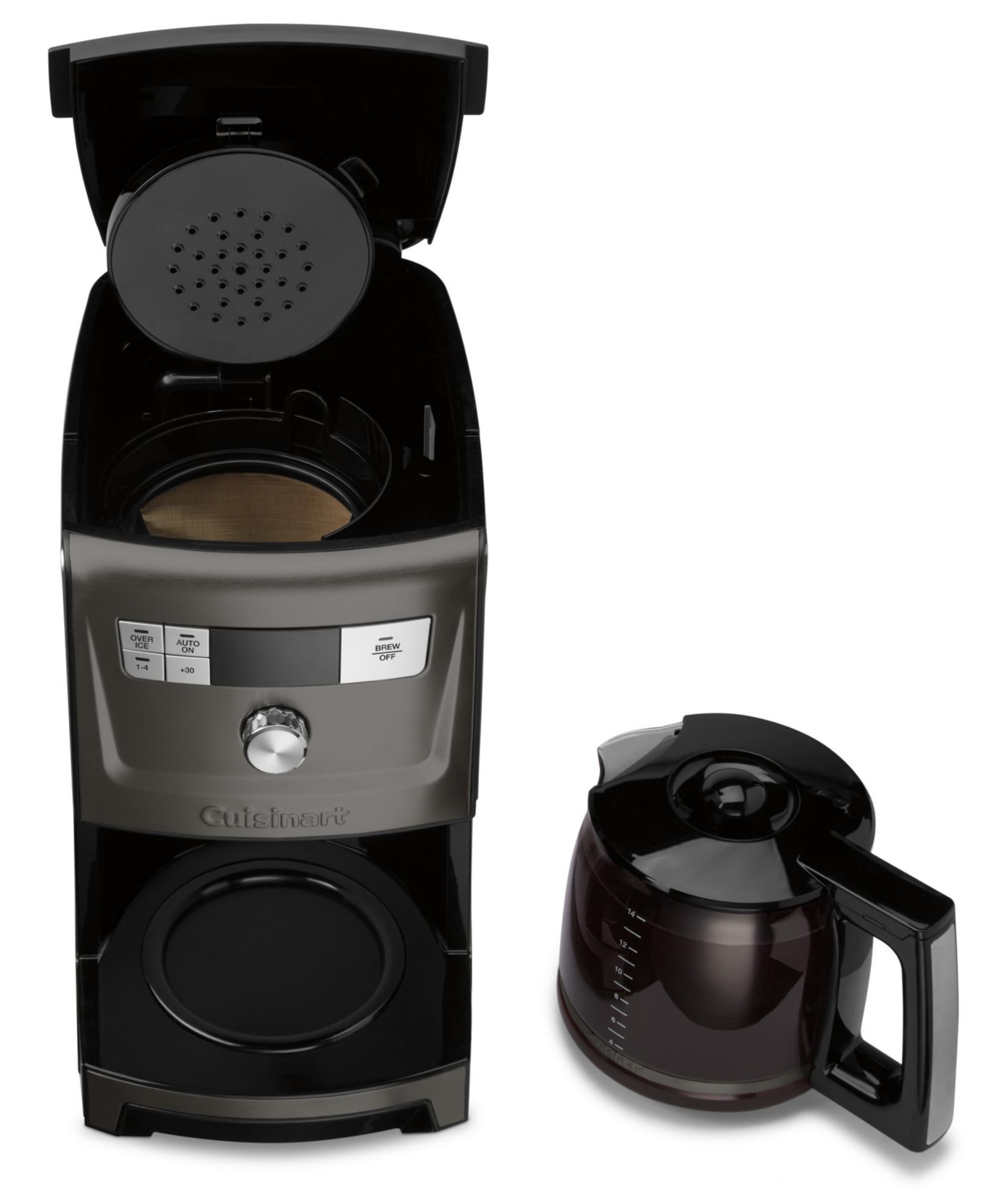 Cuisinart 14-cup Perfectemp Coffeemaker With Over Ice, Dcc-3500ss In Black Stainless