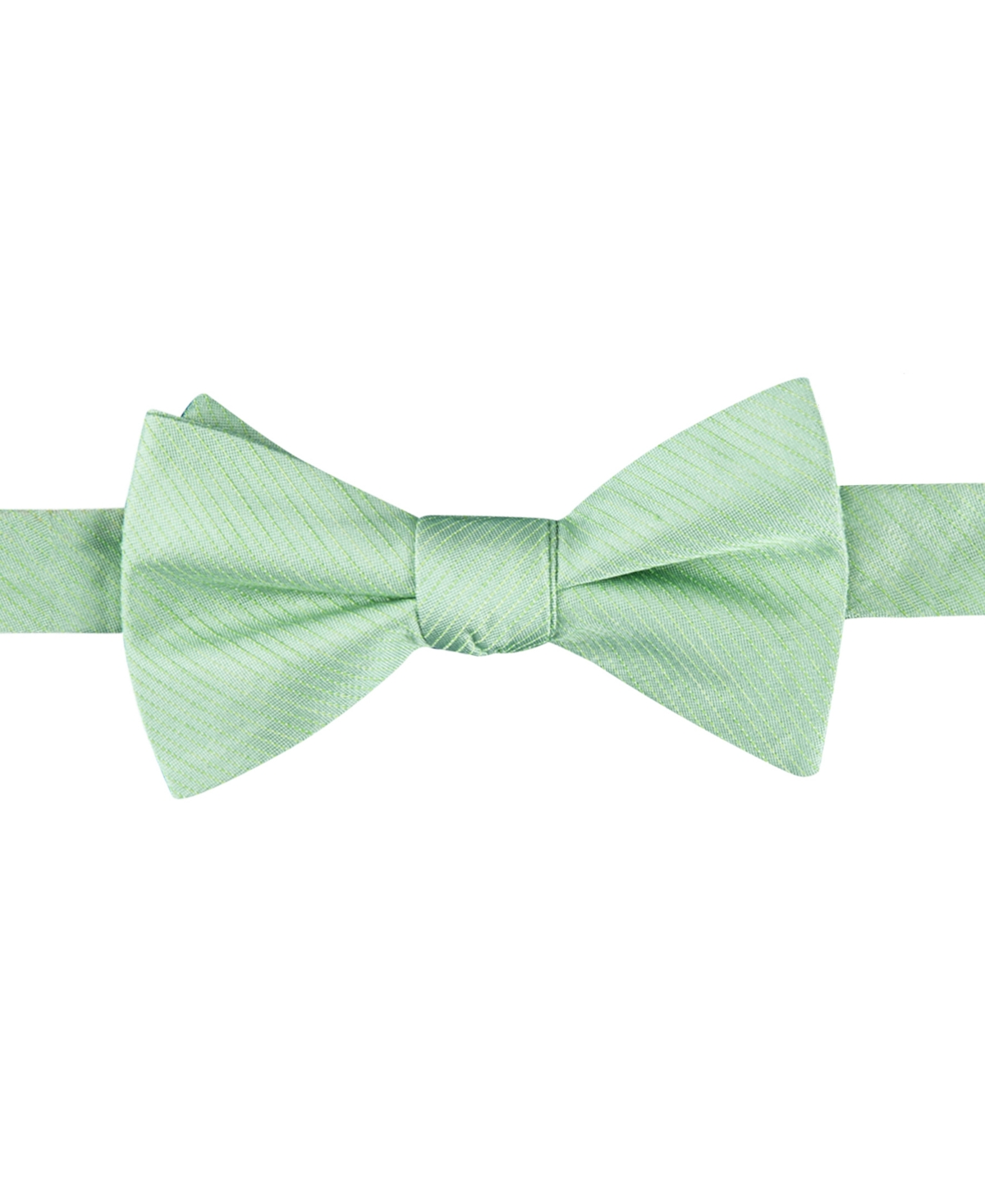 Tommy Hilfiger Men's Solid Bow Tie & Medallion Pocket Square Set In Green