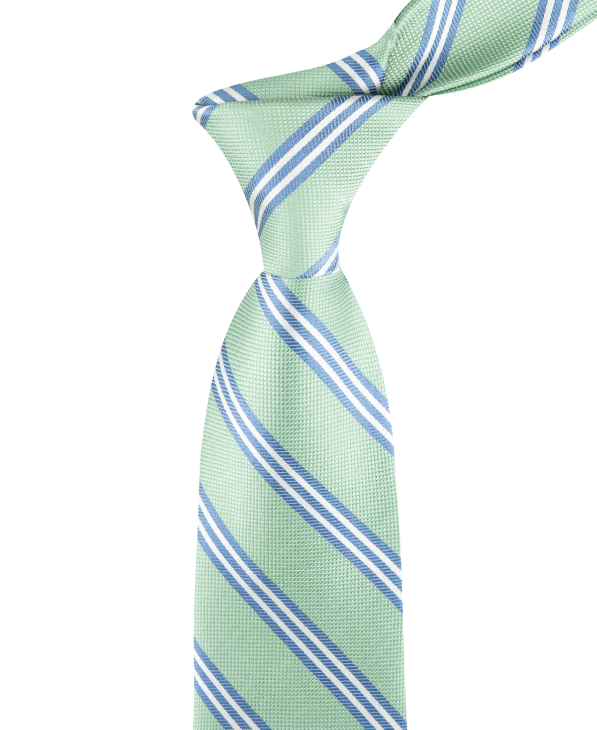 Tommy Hilfiger Men's Campbell Stripe Tie In Green