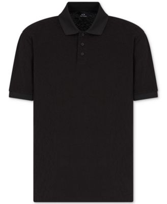 Мужская рубашка поло AX Armani Exchange AX Armani Exchange классического покроя с коротким рукавом по всей длине от бренда Polo 18090₽