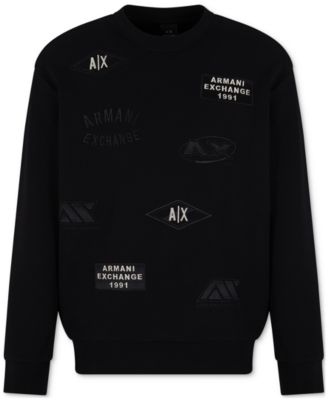 Топор Топор Армани Армани обмен обмен мужская графическая нашивка с логотипом толстовка 30090₽