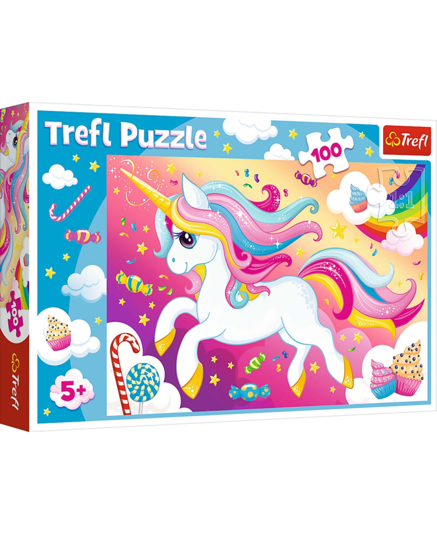 Детский пазл Trefl Unicorn 100 Piece Puzzle, Ages 5+ — фото 1