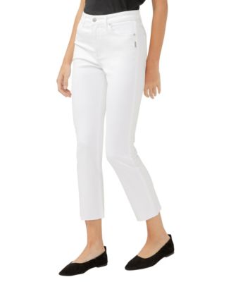 Women's Isbister High Rise Ankle Straight Leg Luxe Stretch Jeans