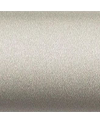 Nadia Premium Decorative Curtain Rod - Stylish 1 Inch Brushed Nickel with Elegant Diamond Finials