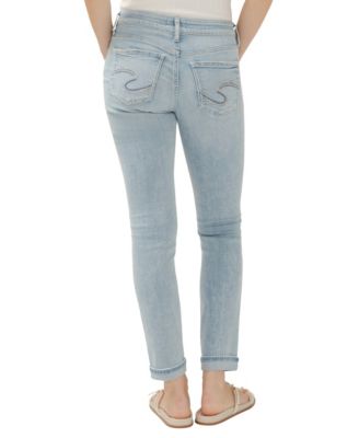 Women's Girlfriend Mid Rise Slim Leg Jeans