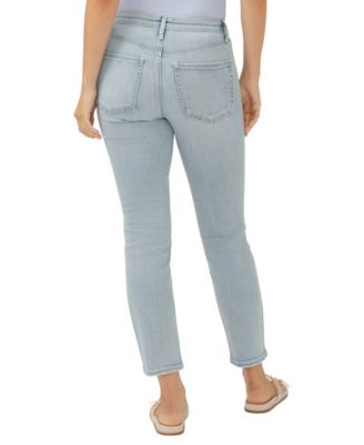 Women's Isbister High Rise Ankle Straight Leg Luxe Stretch Jeans