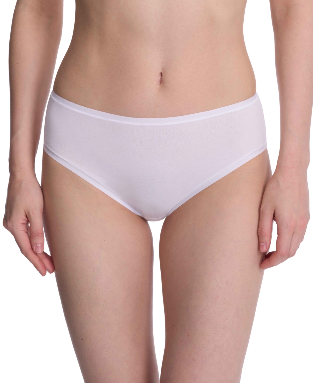 Natori Bliss Bare Cotton Hipster Briefs In White