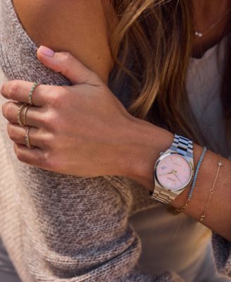 Unisex Sport Luxury Automatic Tsuyosa Silver-Tone Stainless Steel Bracelet Watch 37mm