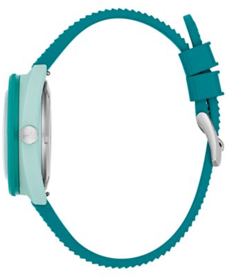 Men's Snorkel Green HNBR Rubber Strap Watch 41mm