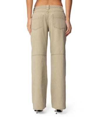 Классические женские джинсы Morgan Carpenter с низкой посадкой