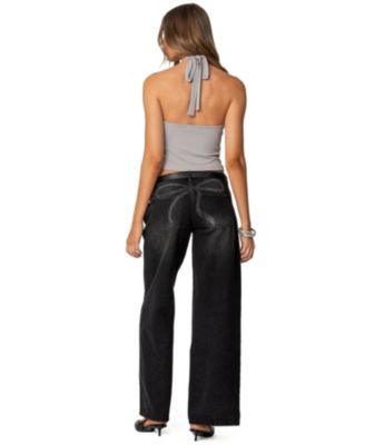 Женский топ на бретелях Reissa с вышивкой крест-накрест