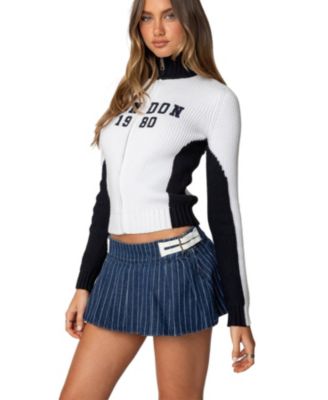 Womens London High Neck Cardigan