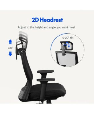 C4B Ergonomic Mesh High-Back Office Chair, Black