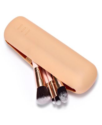 Travel Cosmetic Makeup Brush Holder - Portable & Waterproof Silicone Organizer