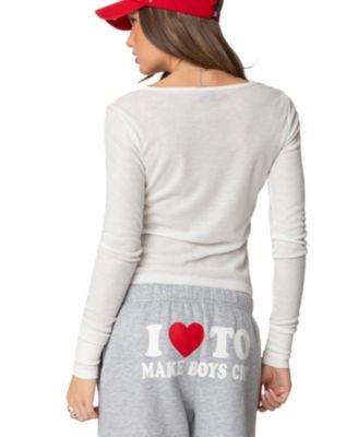 Модный женский топ с круглым вырезом от Hailey