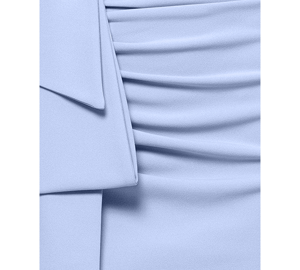 Xscape Off-the-shoulder Gown In Periwinkle