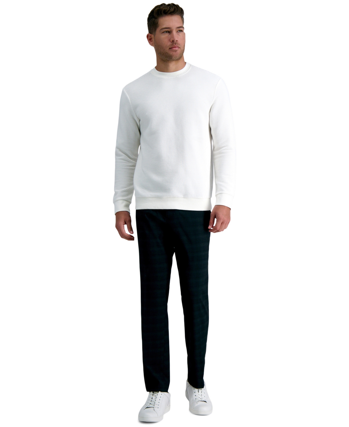 Men's Slim-Fit Dress Pants - Black