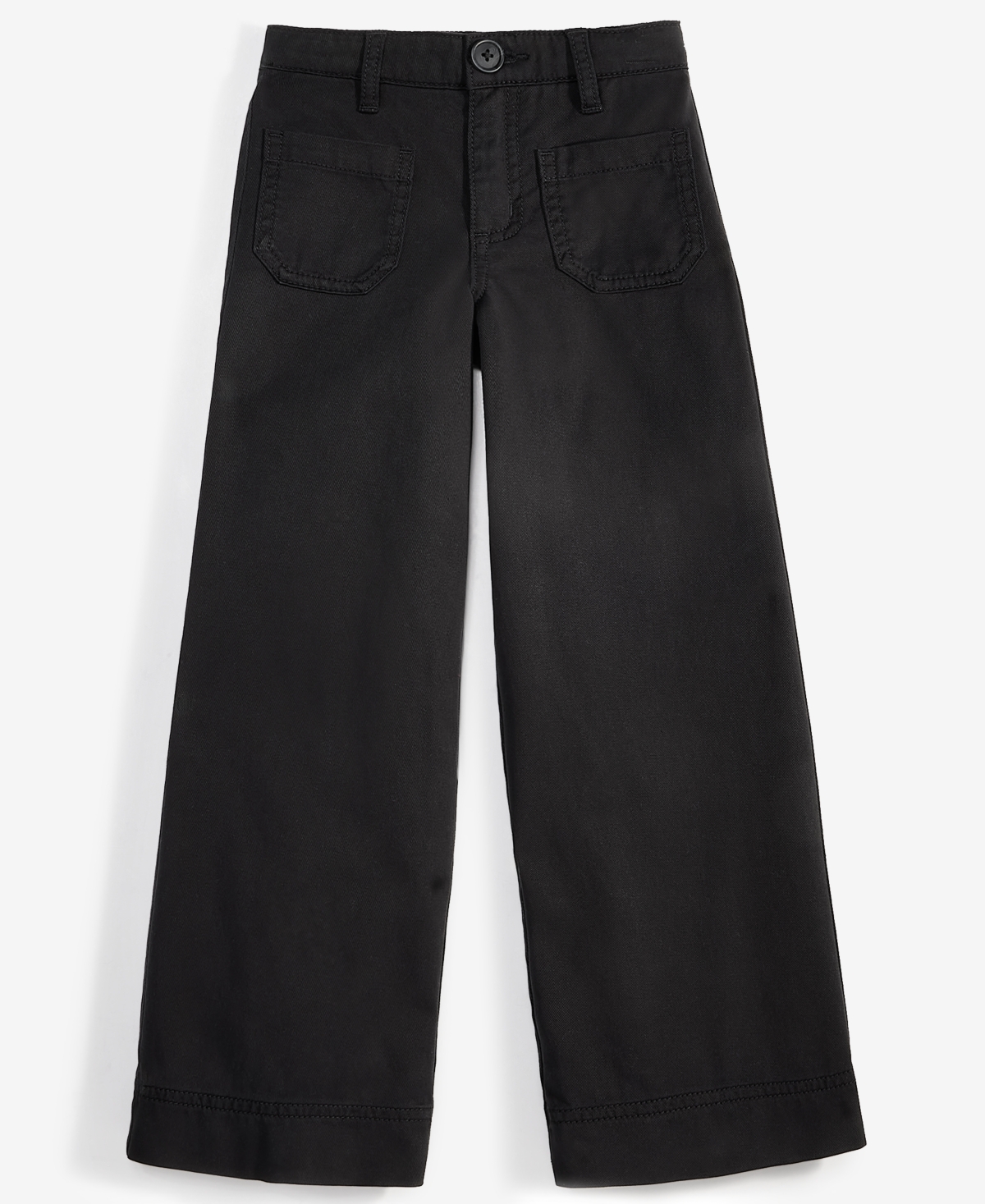 Shop Epic Threads Little & Big Girls Twill Patch-pocket Wide-leg Pants, Exclusively At Macy's