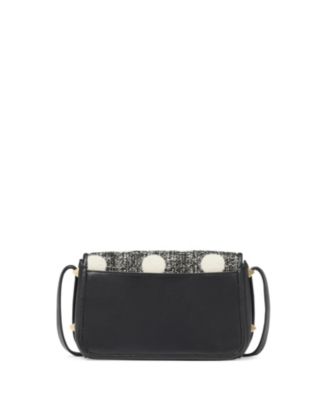 Маленькая сумка через плечо из твида Kate Spade New York Liv в горошек