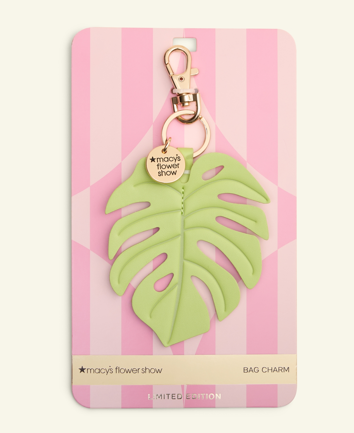 Macy's Flower Show Monstera Leaf Bag Charm, Exclusively At  In Green