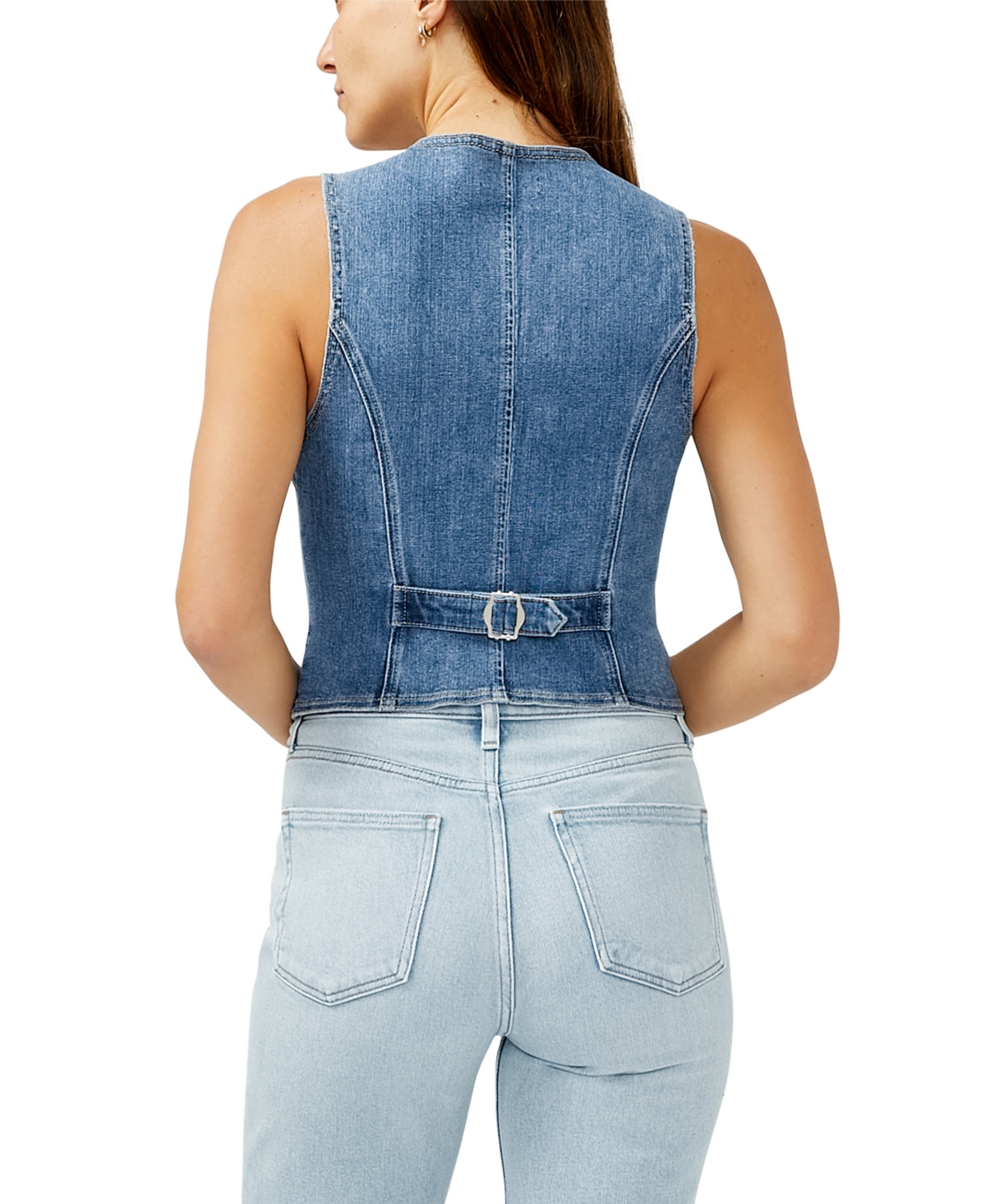SILVER JEANS CO. WOMEN'S DENIM VEST 