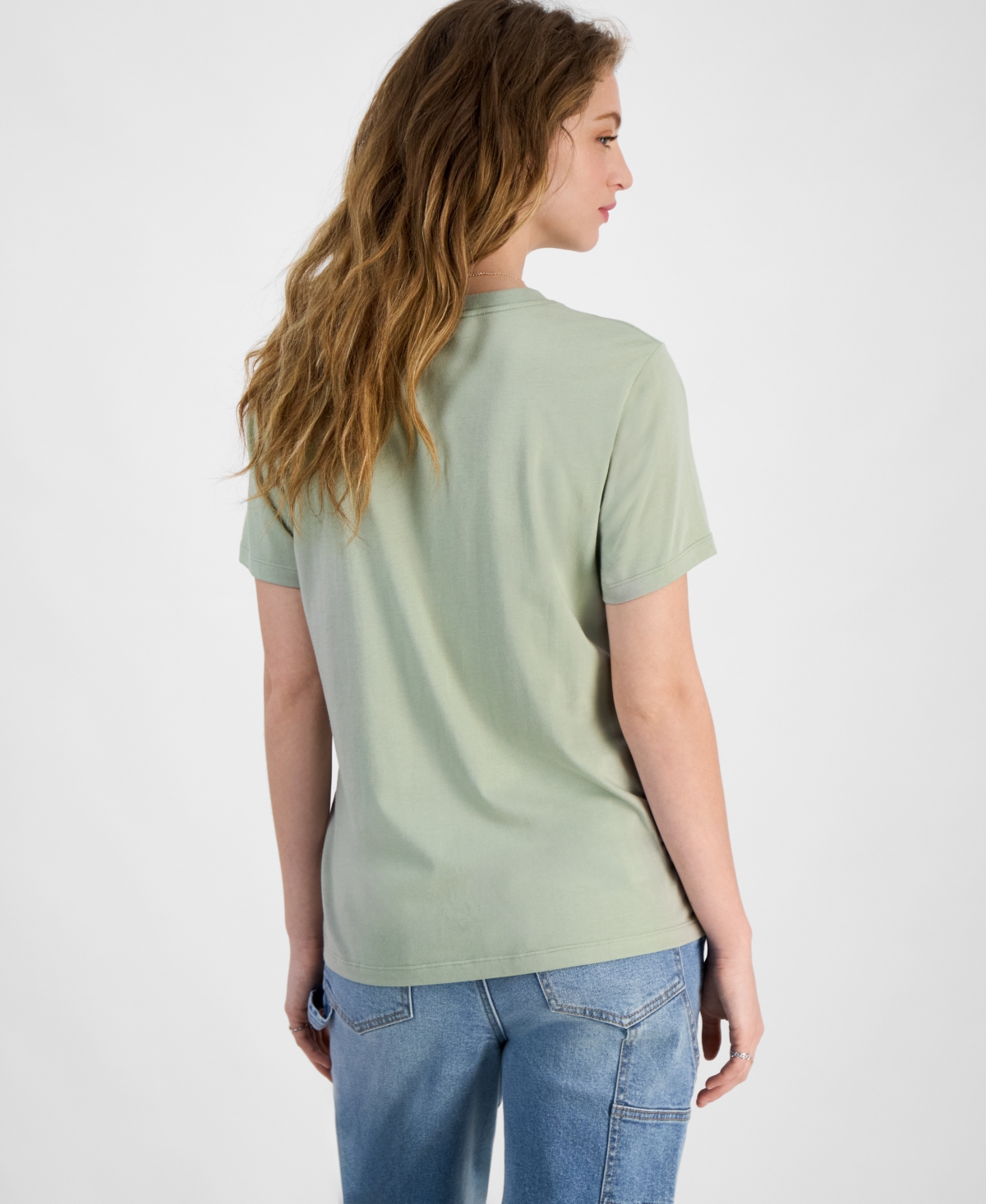 Grayson Threads, The Label Juniors' Snoopy Kindness Graphic T-shirt In Desert Sage