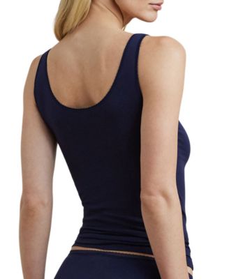 Women's Cotton Lace-Trim Tank Top 4L0210