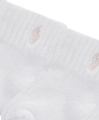 Baby Girl Sport Quarter Socks, 6-Pack