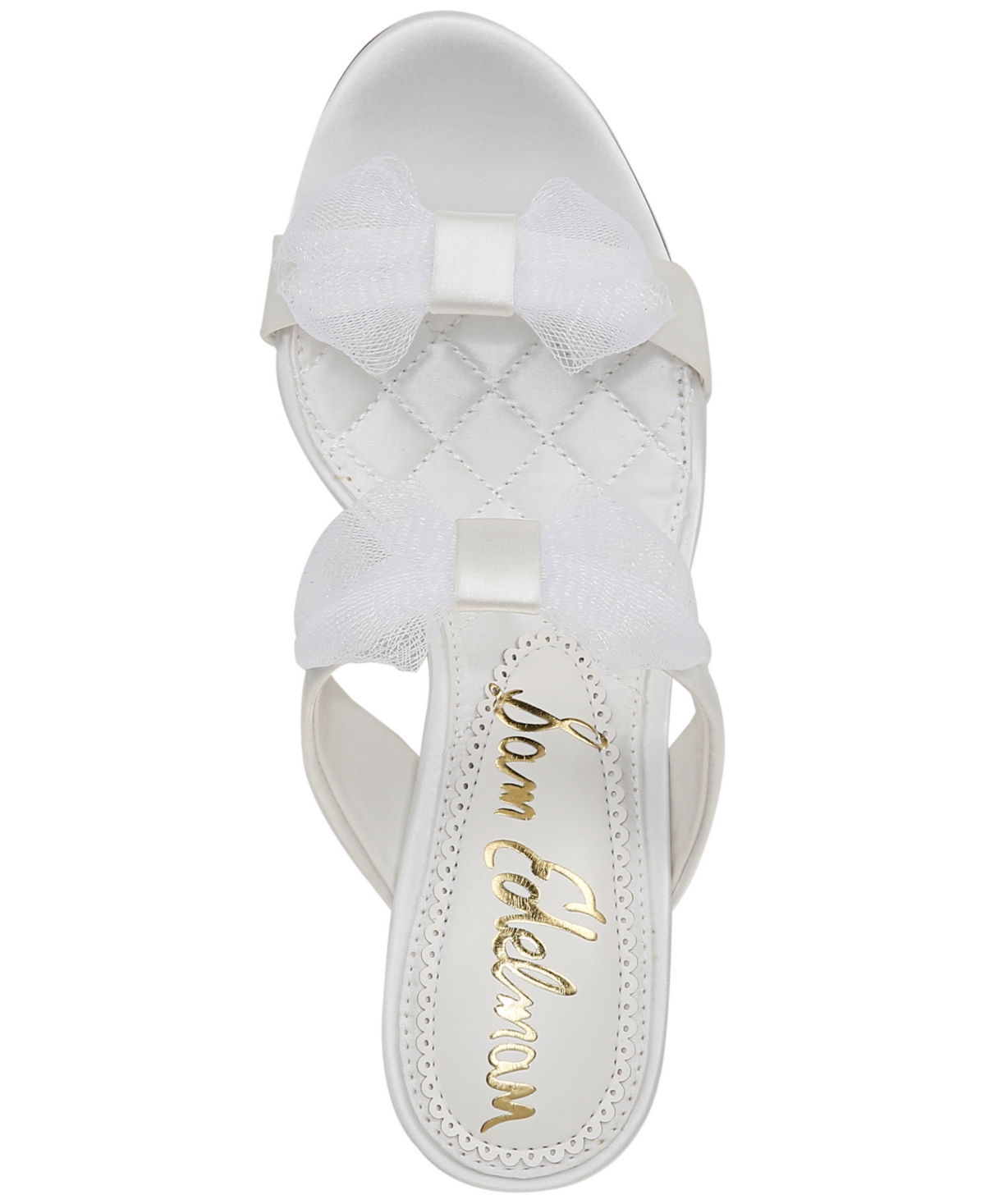 Sam Edelman Women's Jasmine Slide Dress Sandals In White