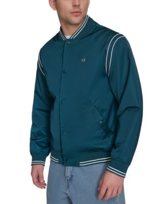 Men's Varsity Stripe Bomber Jacket