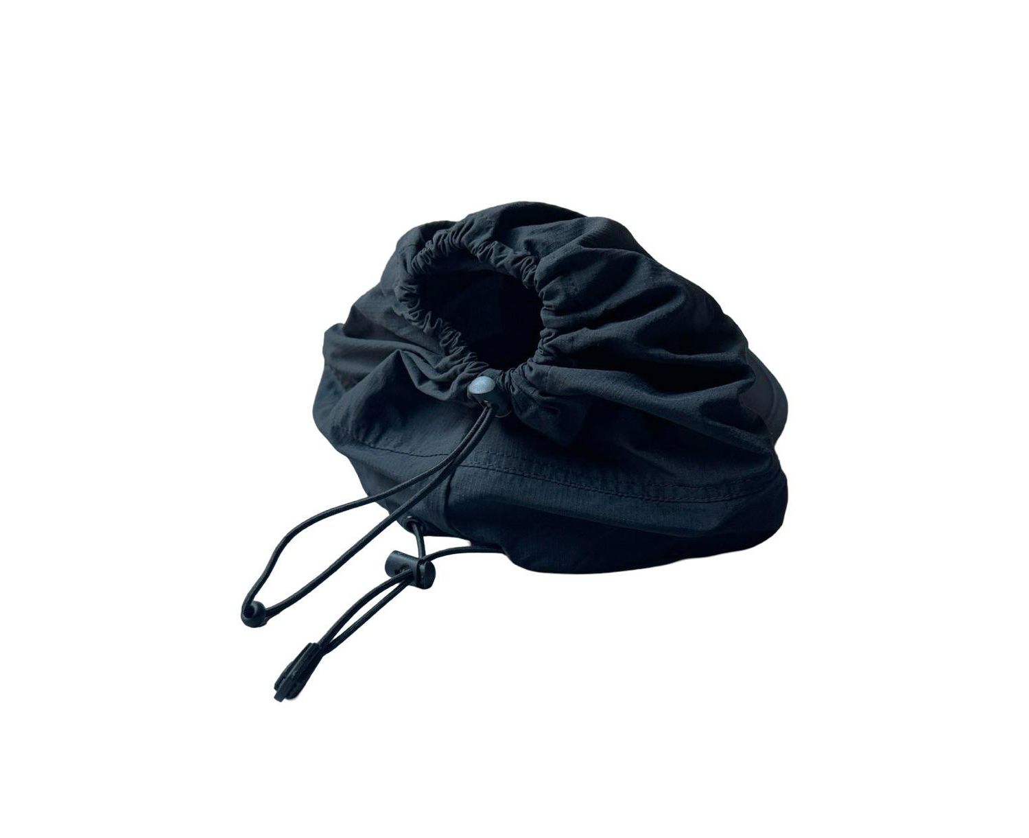 Women's Adjustable High Ponytail Running Hat - Black