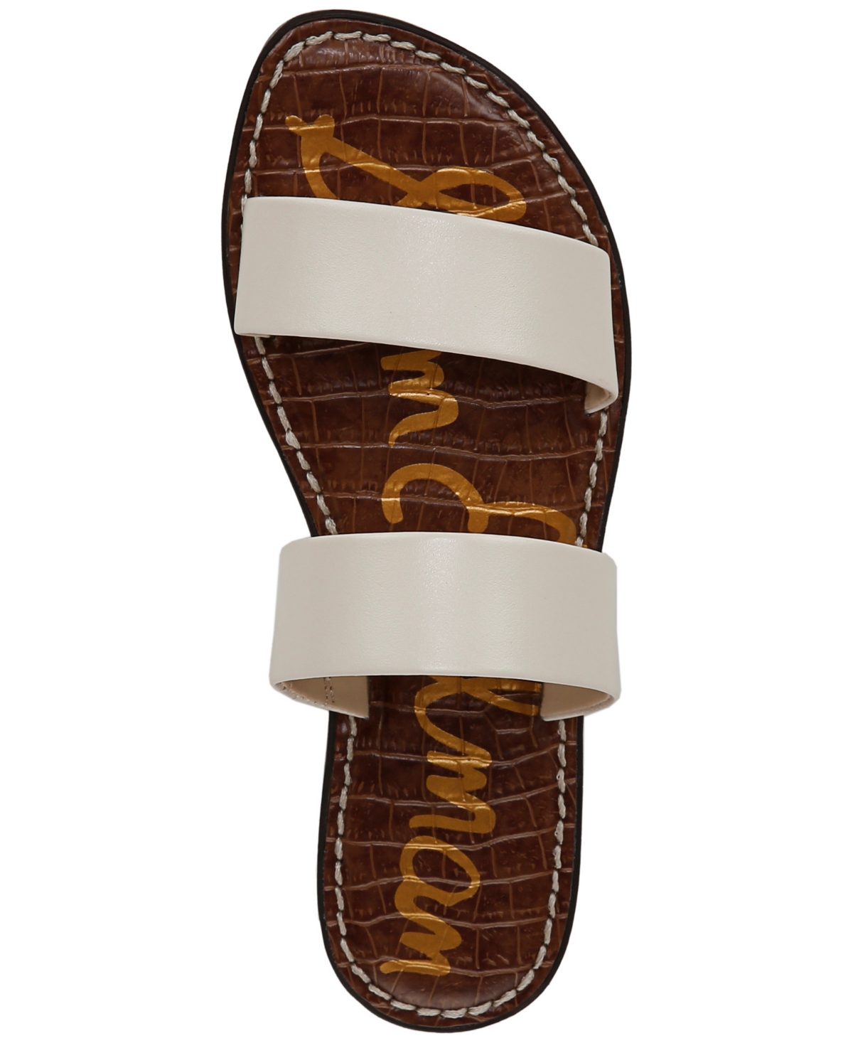 Sam Edelman Gala Slide Sandal In Modern Ivory Leather