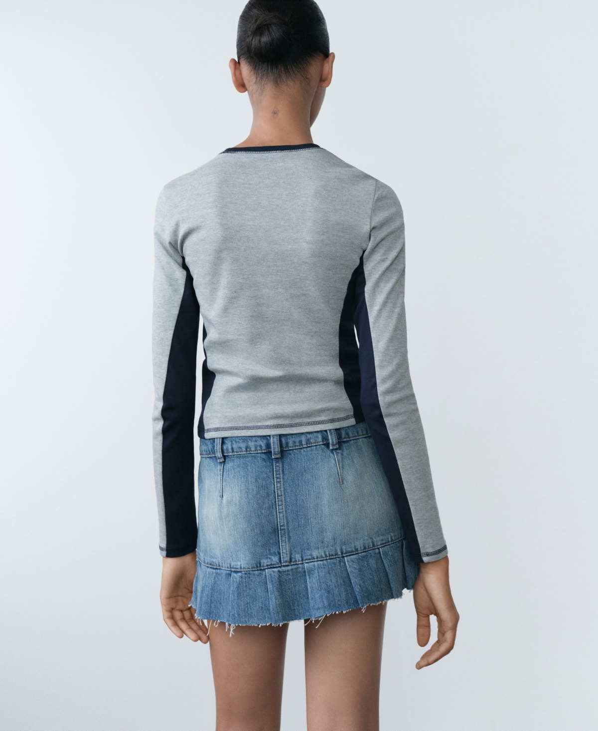 Shop Mango Women's Denim Mini Skirt