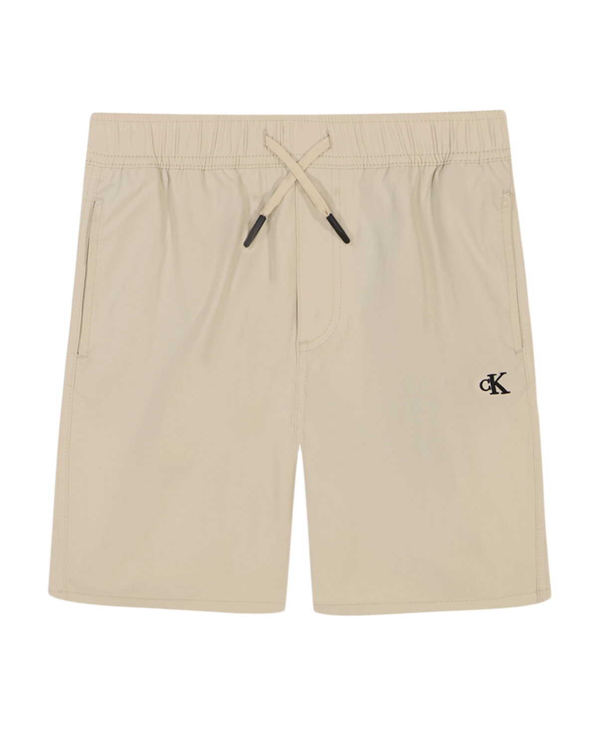 Calvin Klein Big Boys Tech Shorts In Oatmeal
