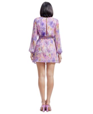 Оденьте население в женское мини-платье с принтом Кирси