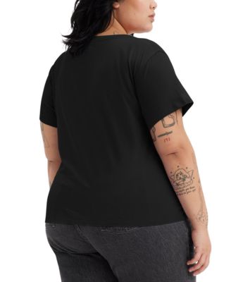 Plus Size Cotton Perfect V-Neck Tees