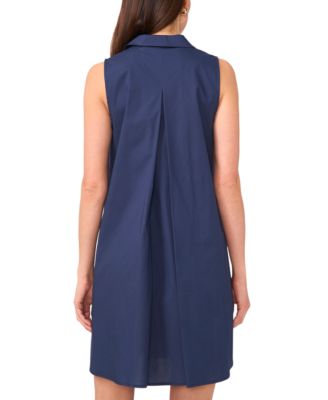 1.ГОСУДАРСТВЕННОЕ женское мини-платье без рукавов с воротником-стойкой