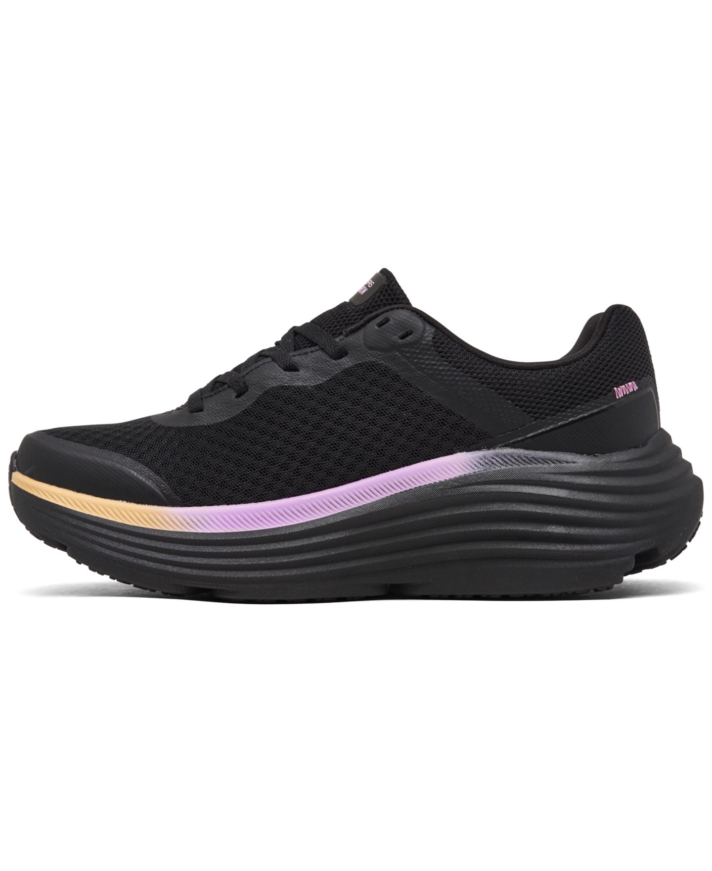 Женские кроссовки Skechers Max Cushioning Endeavour Athletic Running, цвет: Чёрный / Розовый — фото 2
