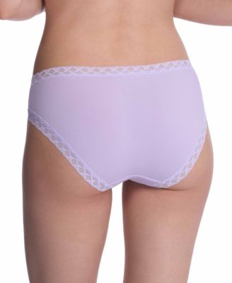 Bliss Lace-Trim Cotton Brief Underwear 156058