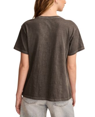 Женская хлопковая футболка бойфренда Rather Be Drinking от бренда Lucky