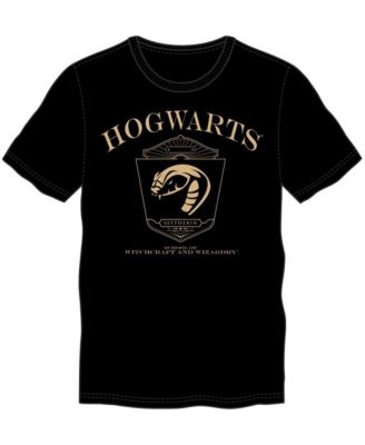 Черная футболка с коротким рукавом и рисунком Гарри Поттера 