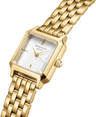 Boxelle Women's Gold Tone Stainless Steel Bracelet Watch 19.5mm