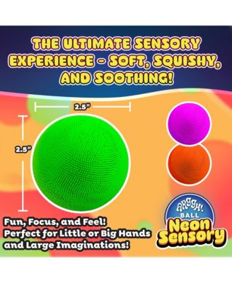 3-Pack Neon Sensory Squish Balls
