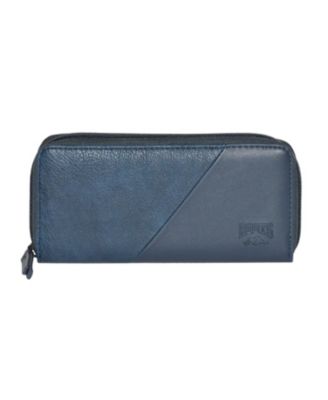 Slim Zipper Round Wallet