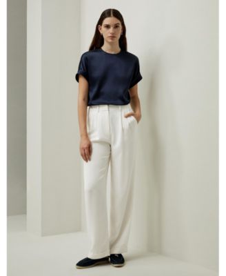 Women's Contemporary Oversized Silk Top