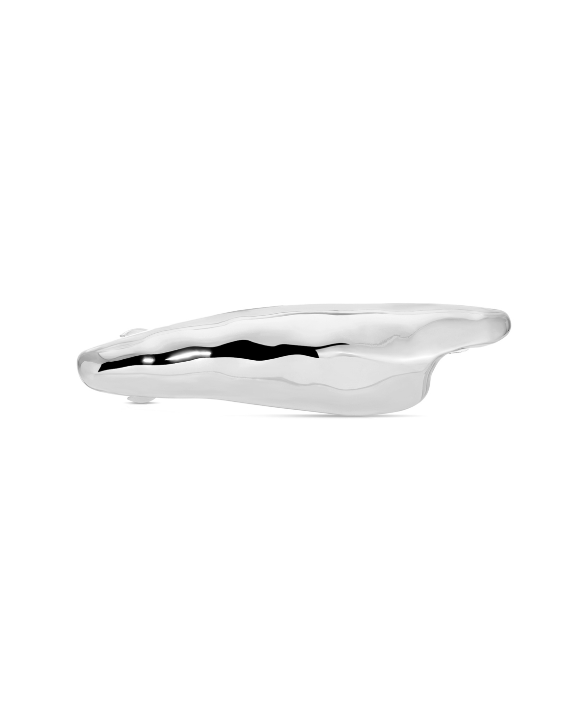 Ettika Modern Metal Barrette In Silver